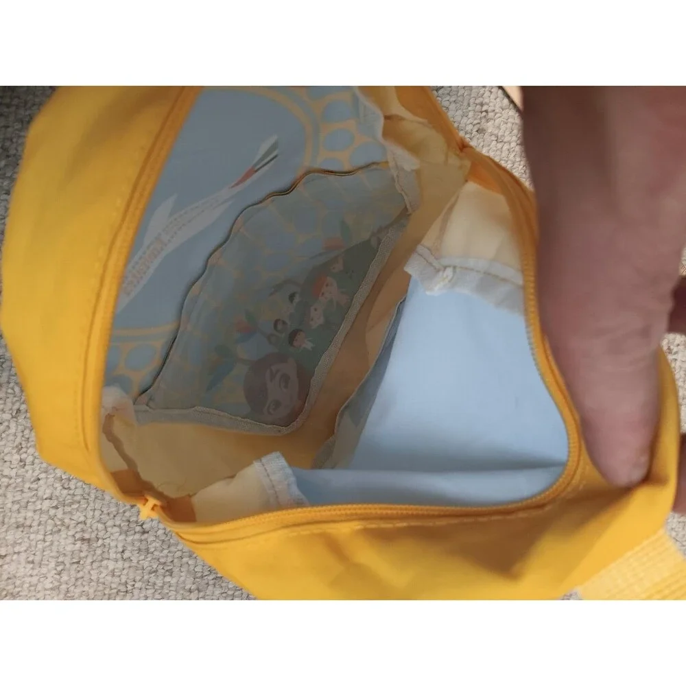 Emirates Expo 2020 Dubai Mini Backpack Yellow Blue Airline Travel 11”